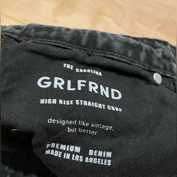 GRLFRND Karolina high rise straight crop jeans - Picture 4 of 7